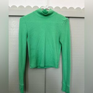 American Eagle Outfitters Green Long Sleeve Top